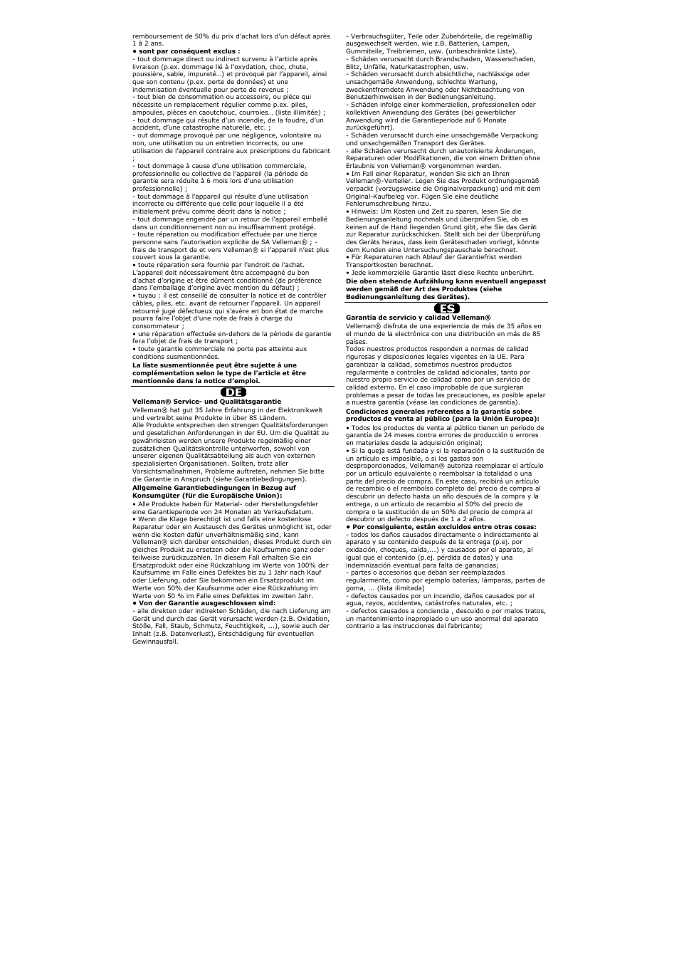 Velleman VTUSC3 User Manual | Page 18 / 19