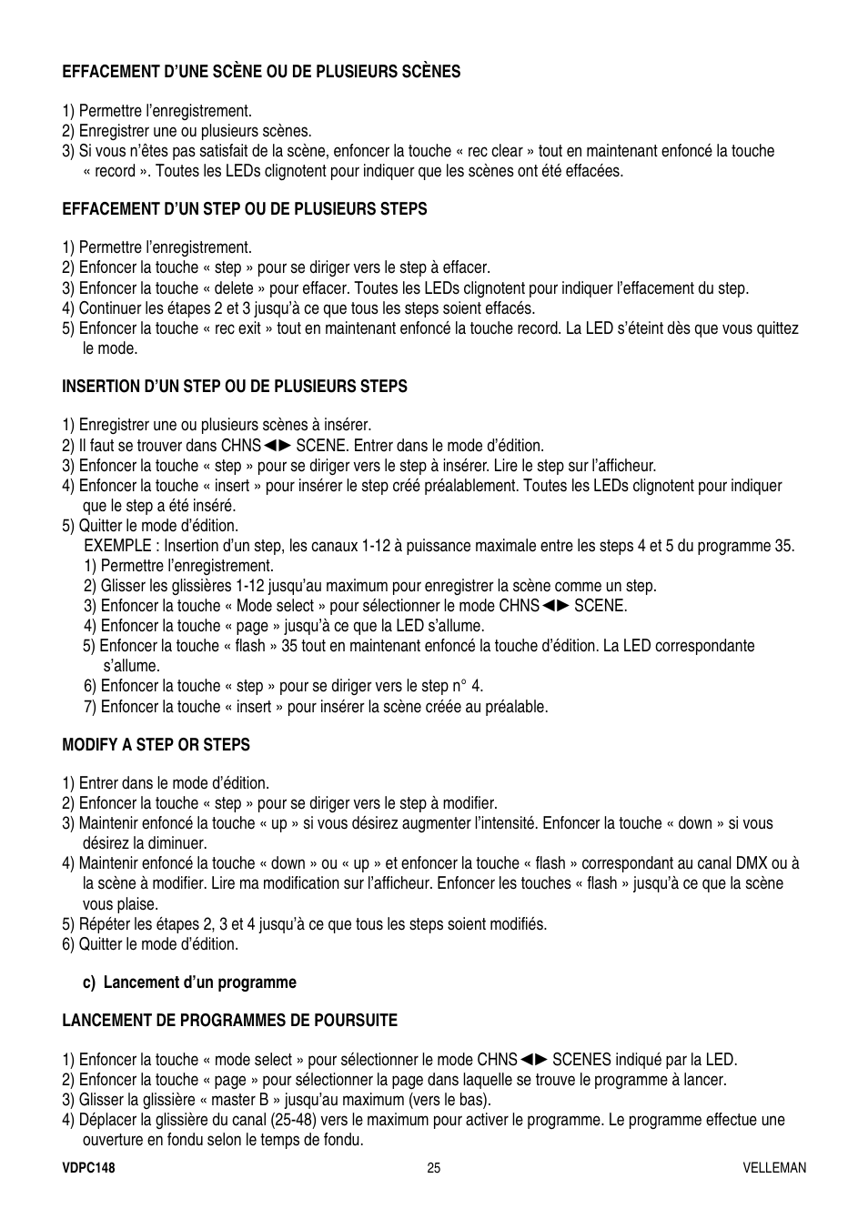 Velleman VDPC148 User Manual | Page 25 / 46