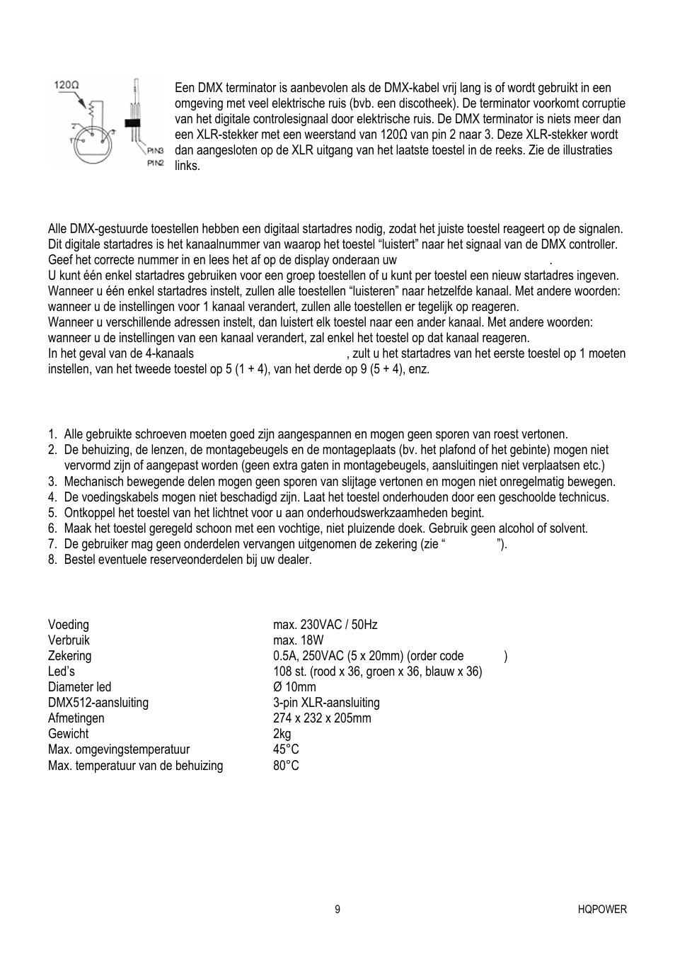 Velleman VDPLP56SB2 User Manual | Page 9 / 23