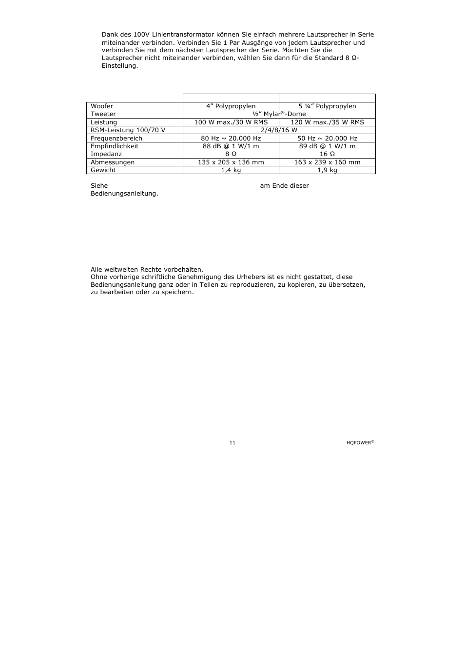 Technische daten | Velleman VDSMB15 User Manual | Page 11 / 13