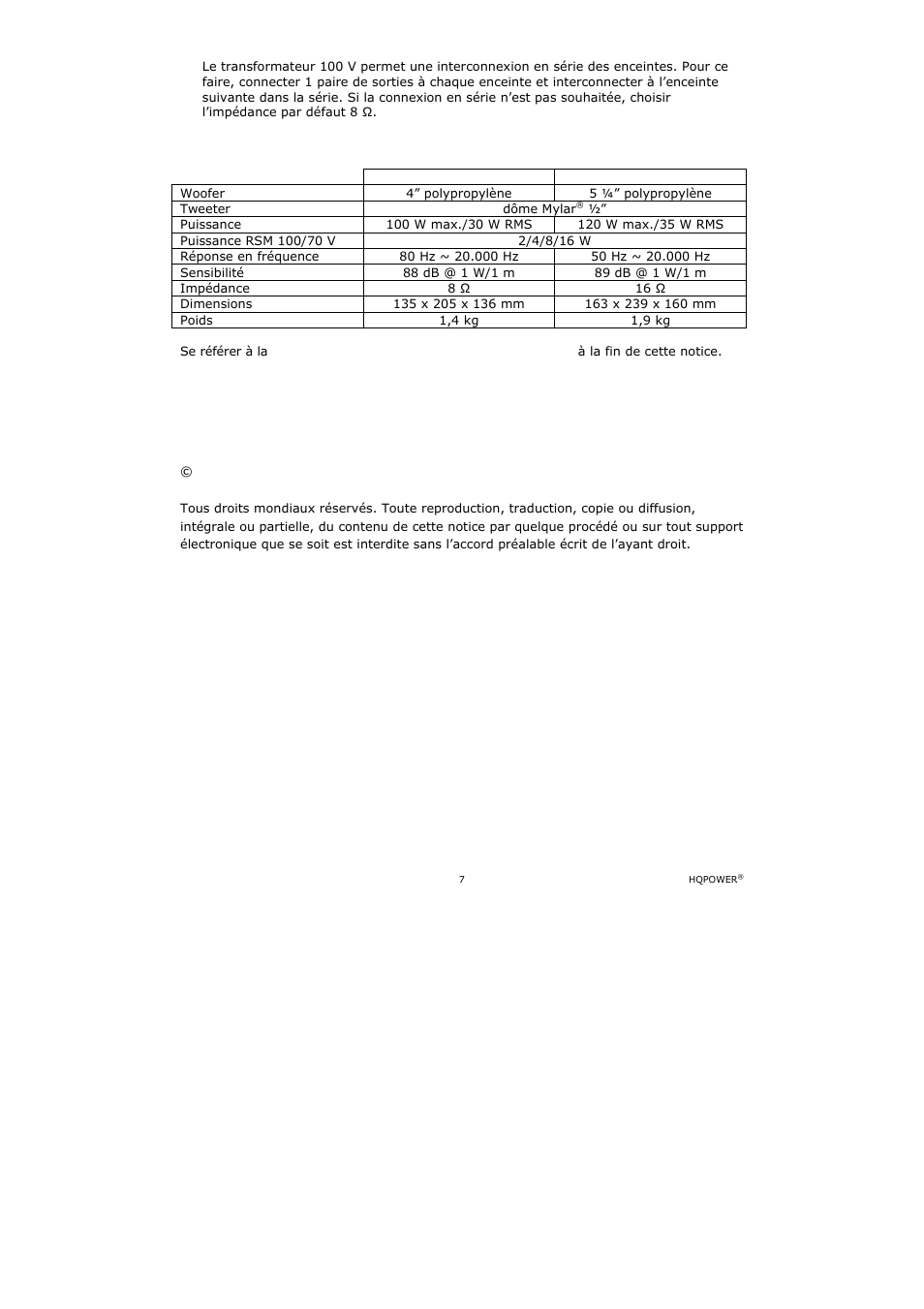 Spécifications techniques | Velleman VDSMB15 User Manual | Page 7 / 13