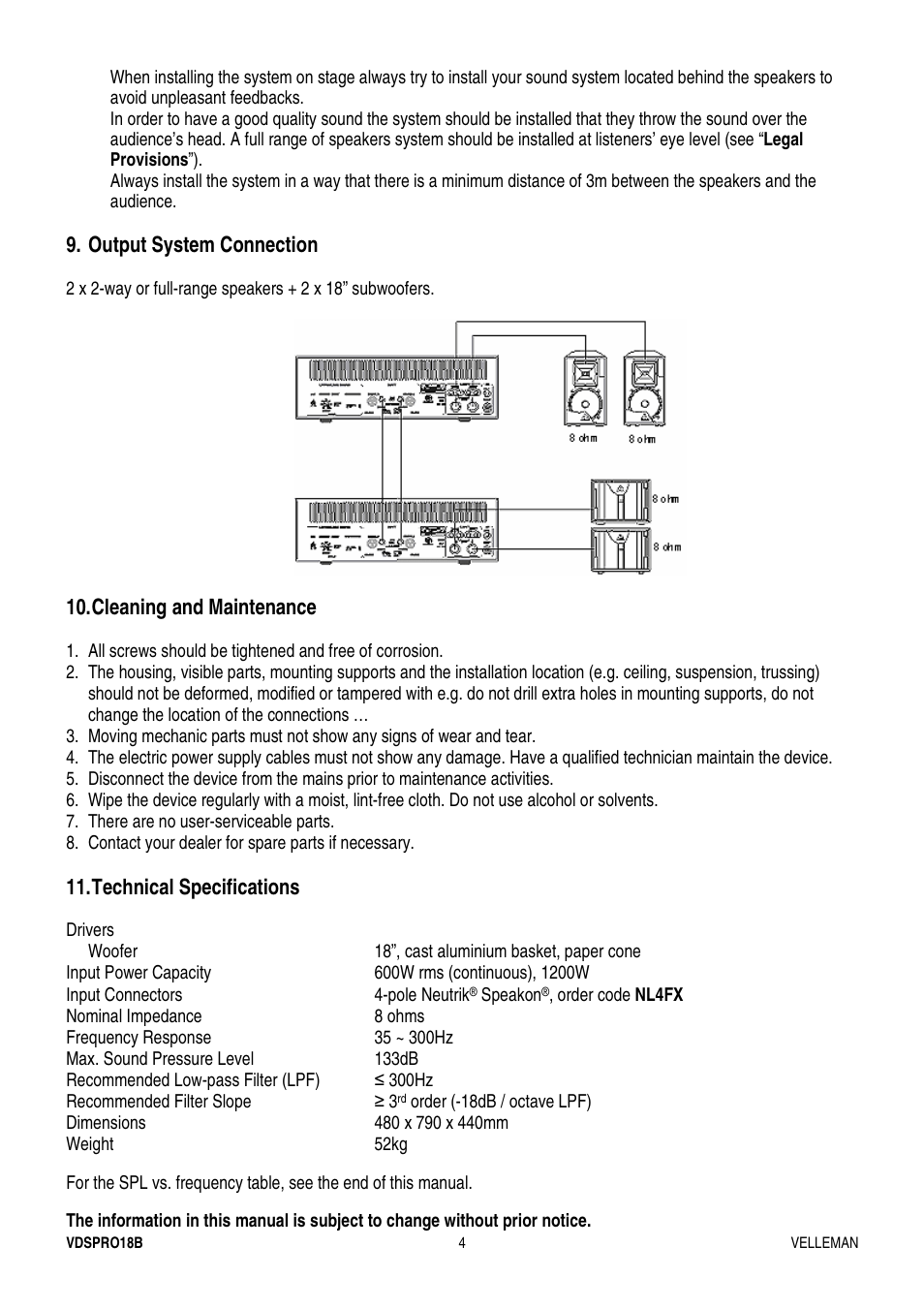 Velleman VDSPRO18B User Manual | Page 4 / 21