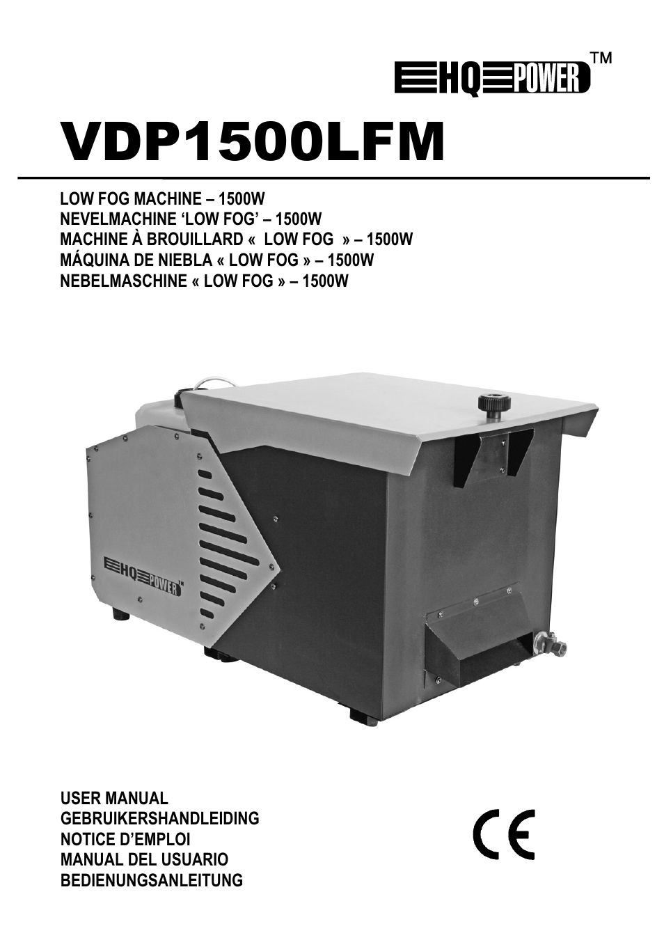 Velleman VDP1500LFM User Manual | 22 pages