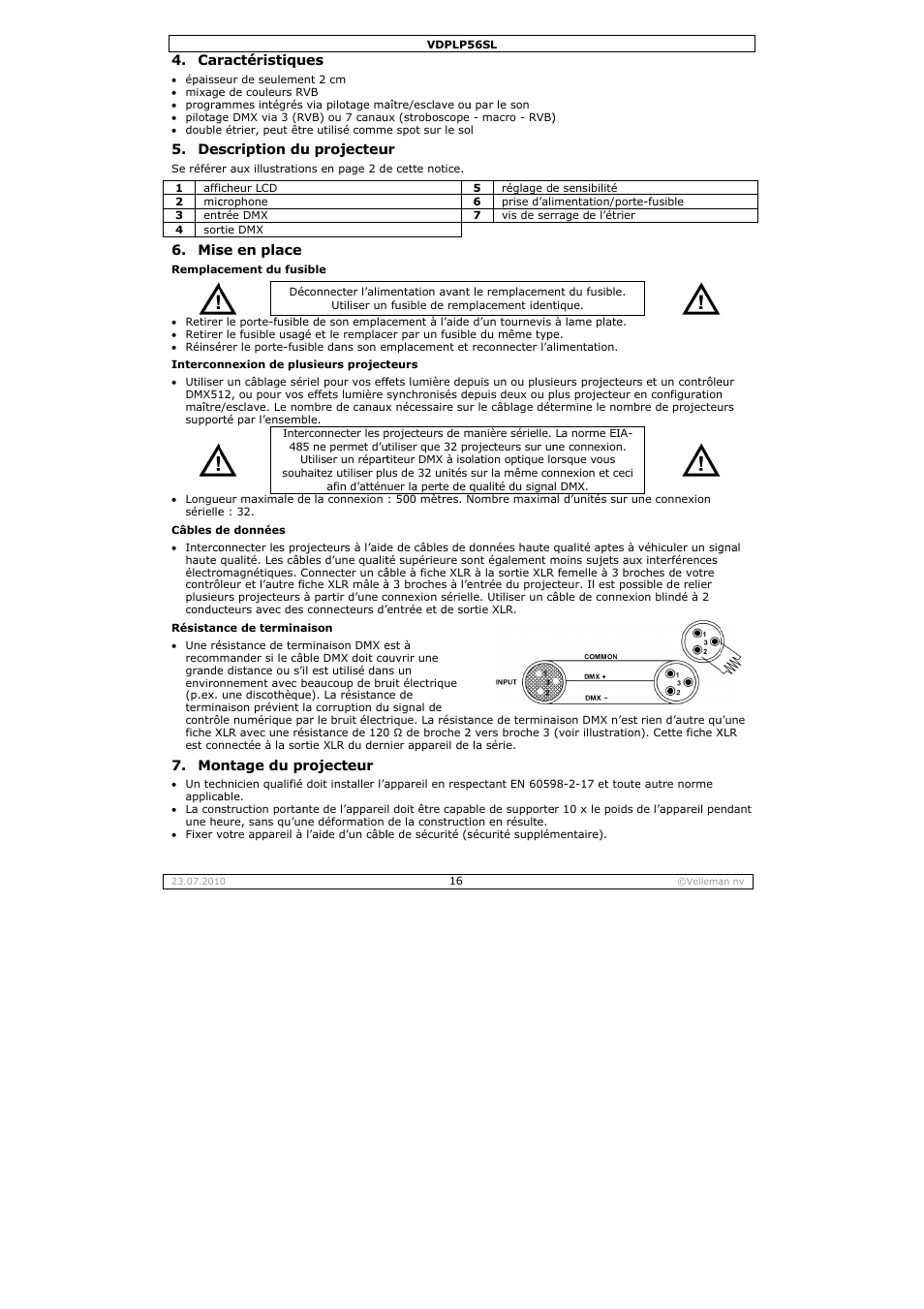 Velleman VDPLP56SL User Manual | Page 16 / 34