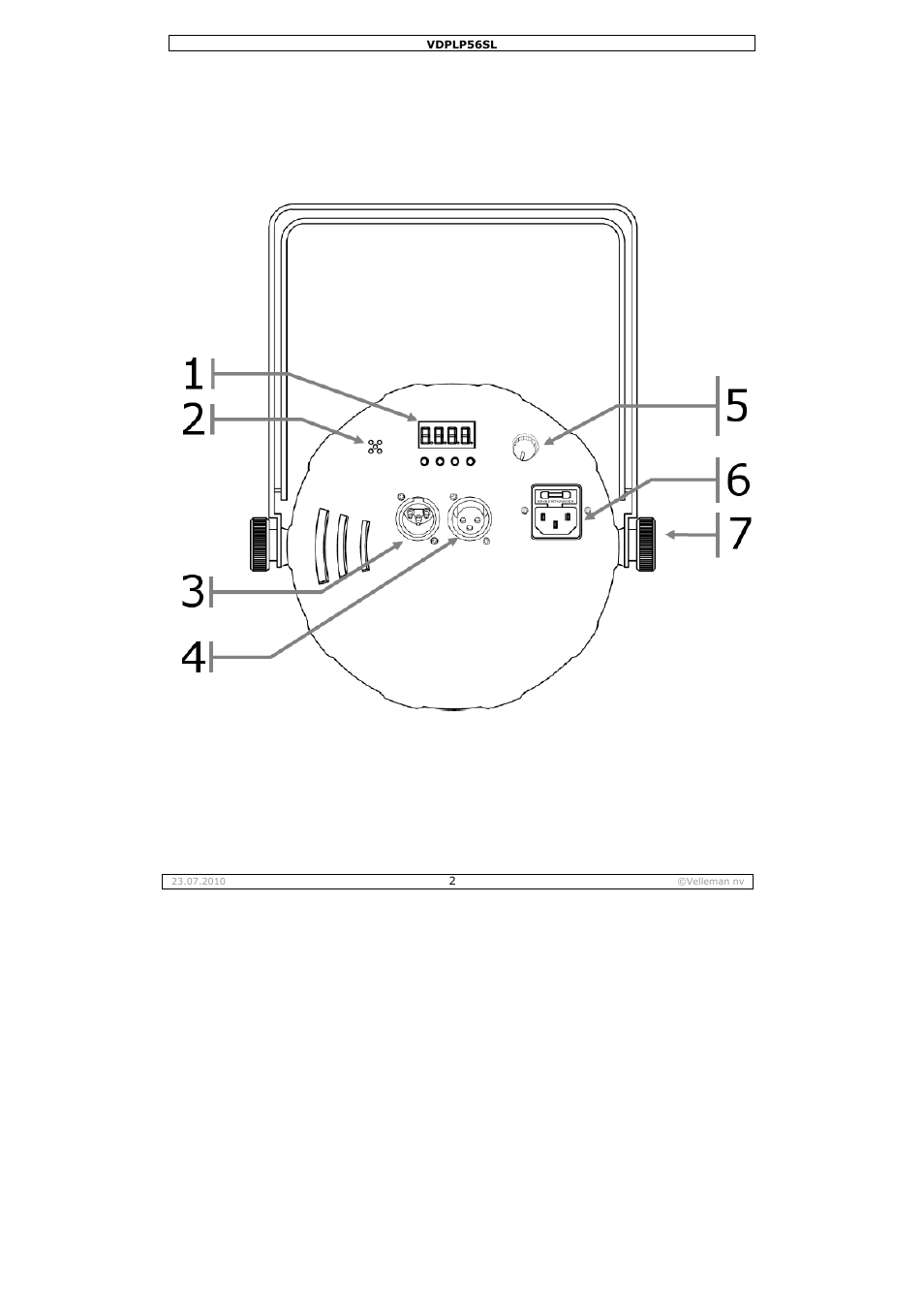 Velleman VDPLP56SL User Manual | Page 2 / 34