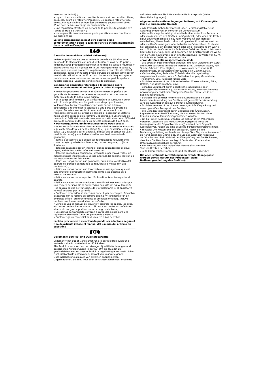 Velleman VDPLDJBAR4 User Manual | Page 27 / 27