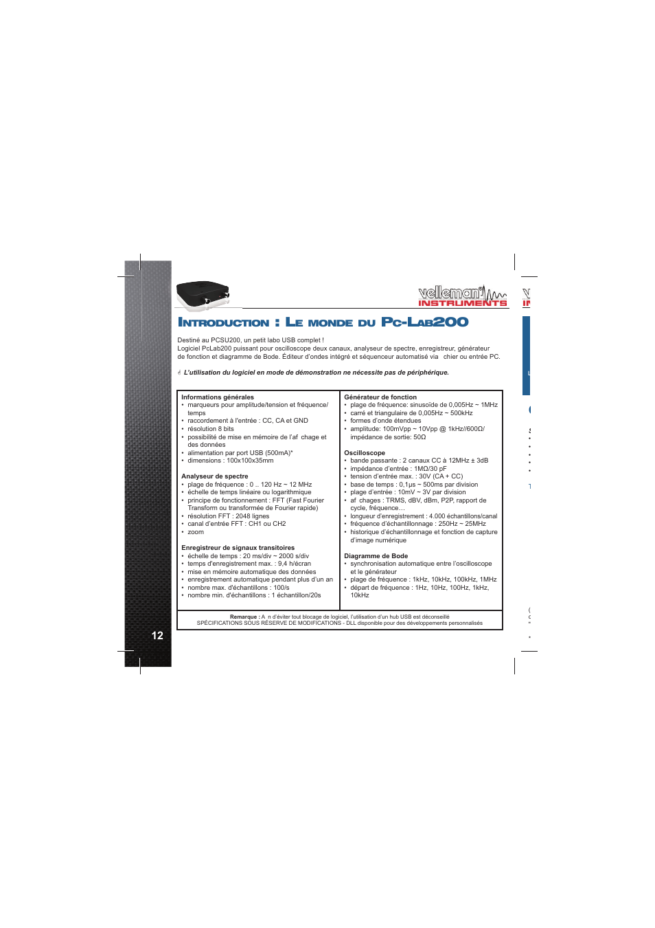 Velleman PCSU200 User Manual | Page 12 / 36