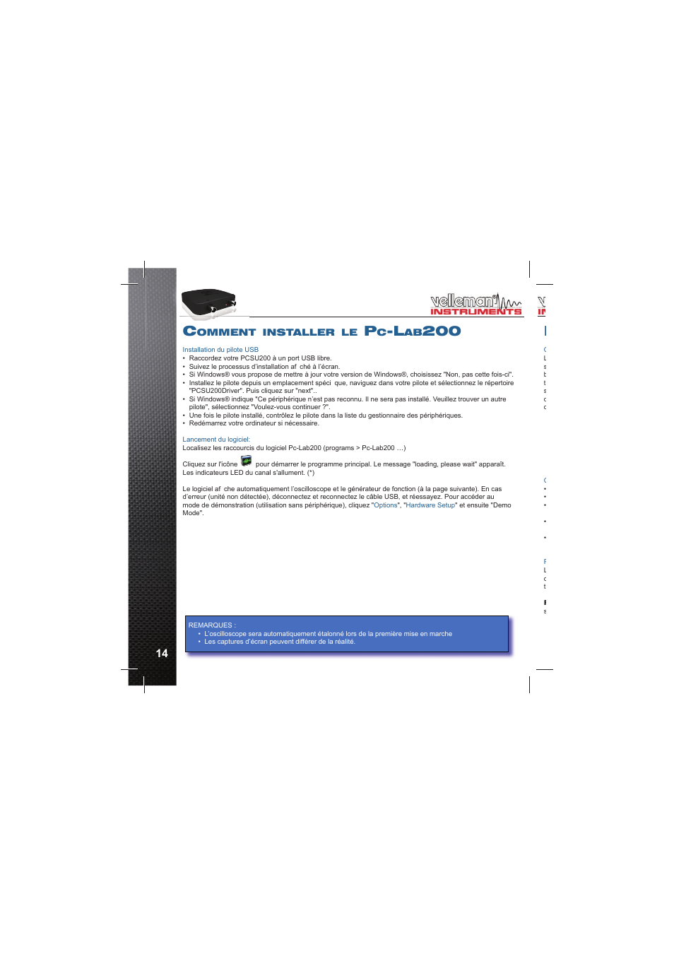 Velleman PCSU200 User Manual | Page 14 / 36