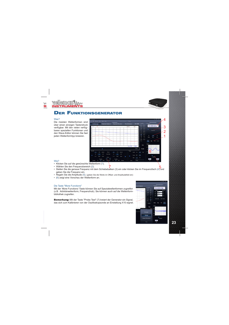 Velleman PCSU200 User Manual | Page 23 / 36