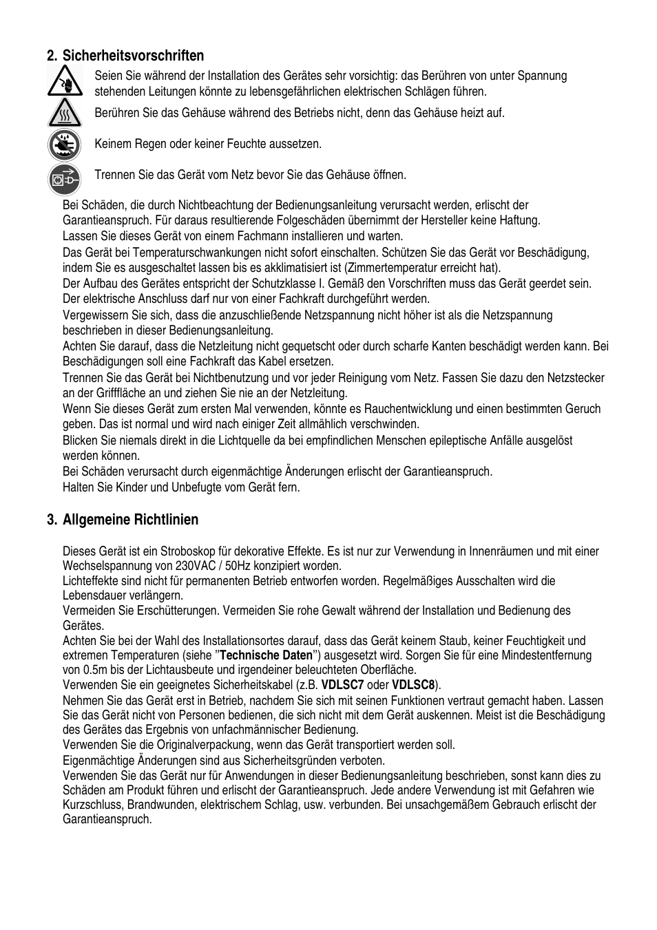 Velleman VDL508DSL User Manual | Page 12 / 14