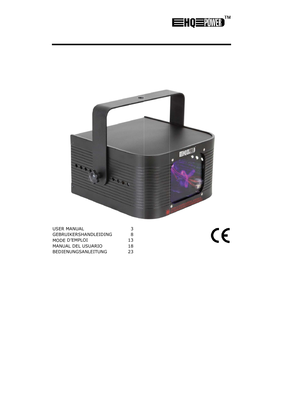 Velleman VDP5001RGBLD5 User Manual | 30 pages