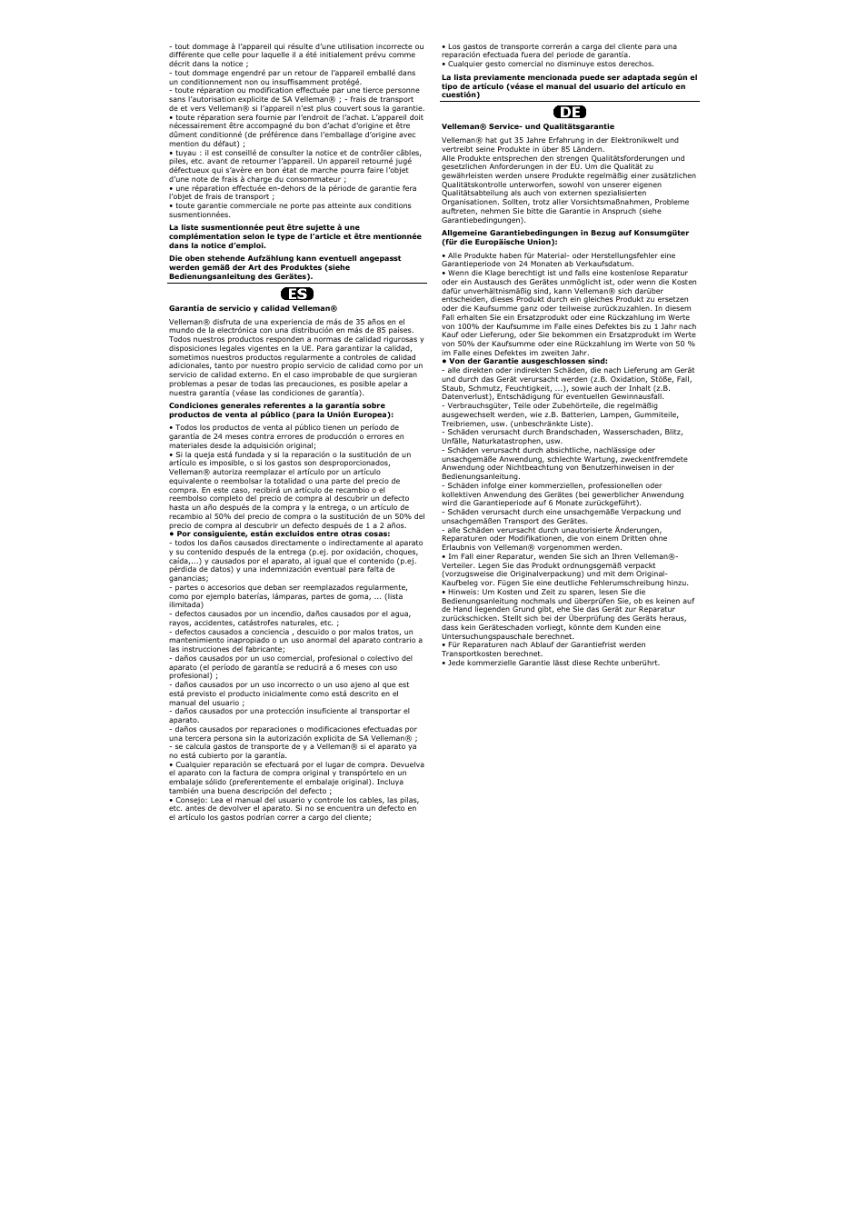 Velleman PSS1320 User Manual | Page 11 / 11