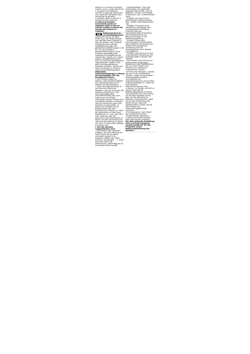 Velleman PSSMV8 User Manual | Page 20 / 20