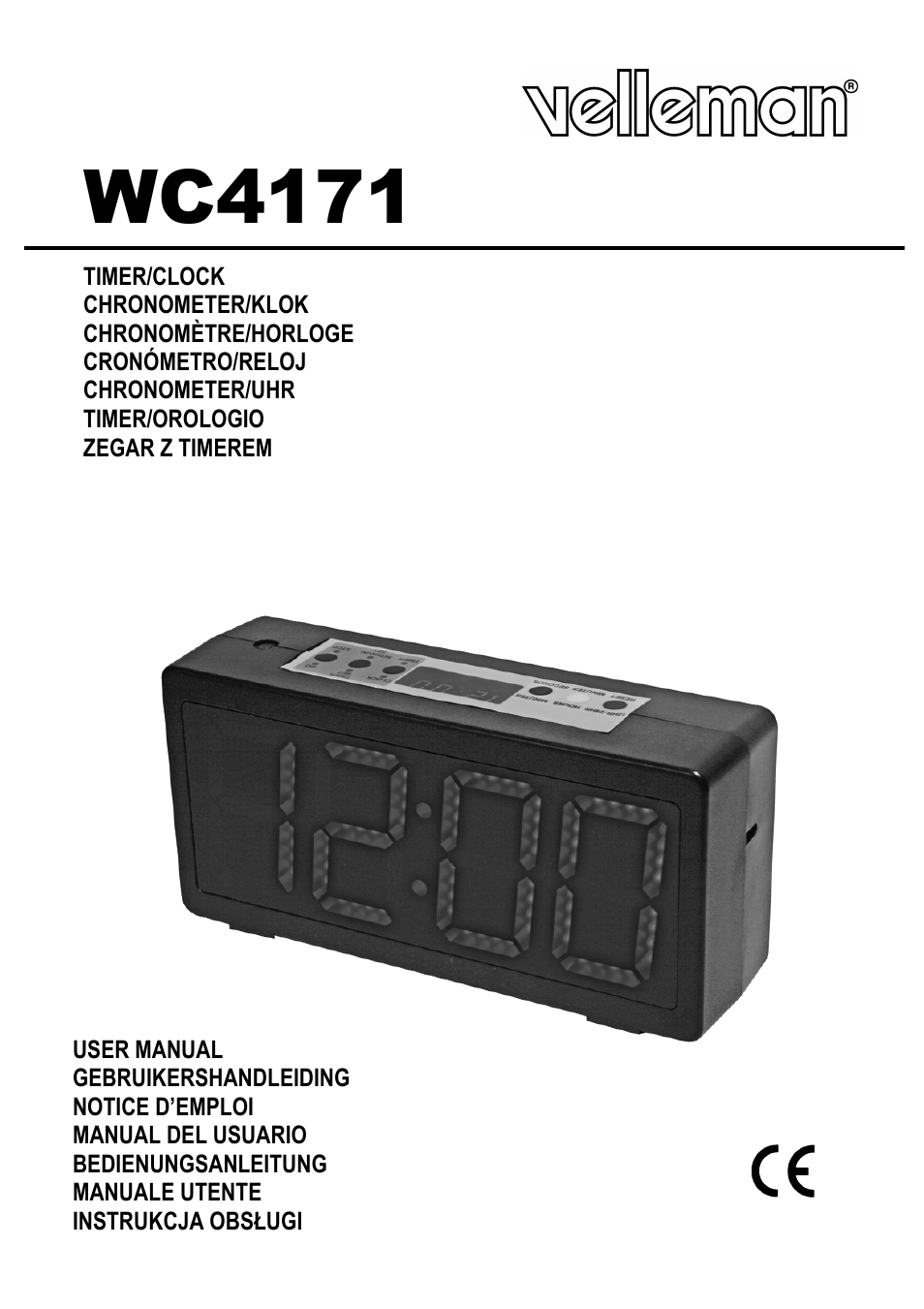 Velleman WC4171 User Manual | 16 pages
