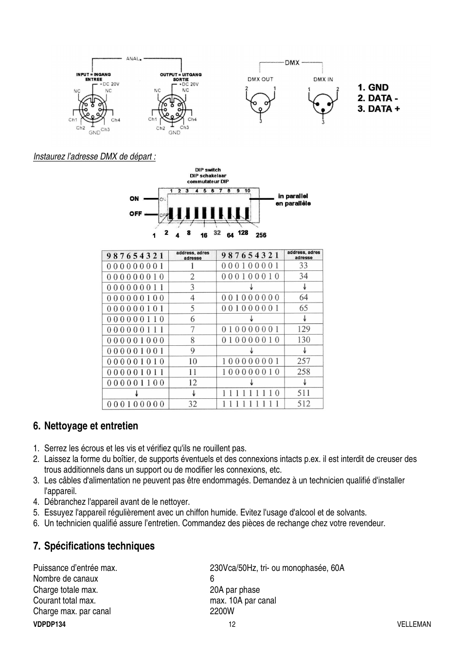 Velleman VDPDP134 User Manual | Page 12 / 19