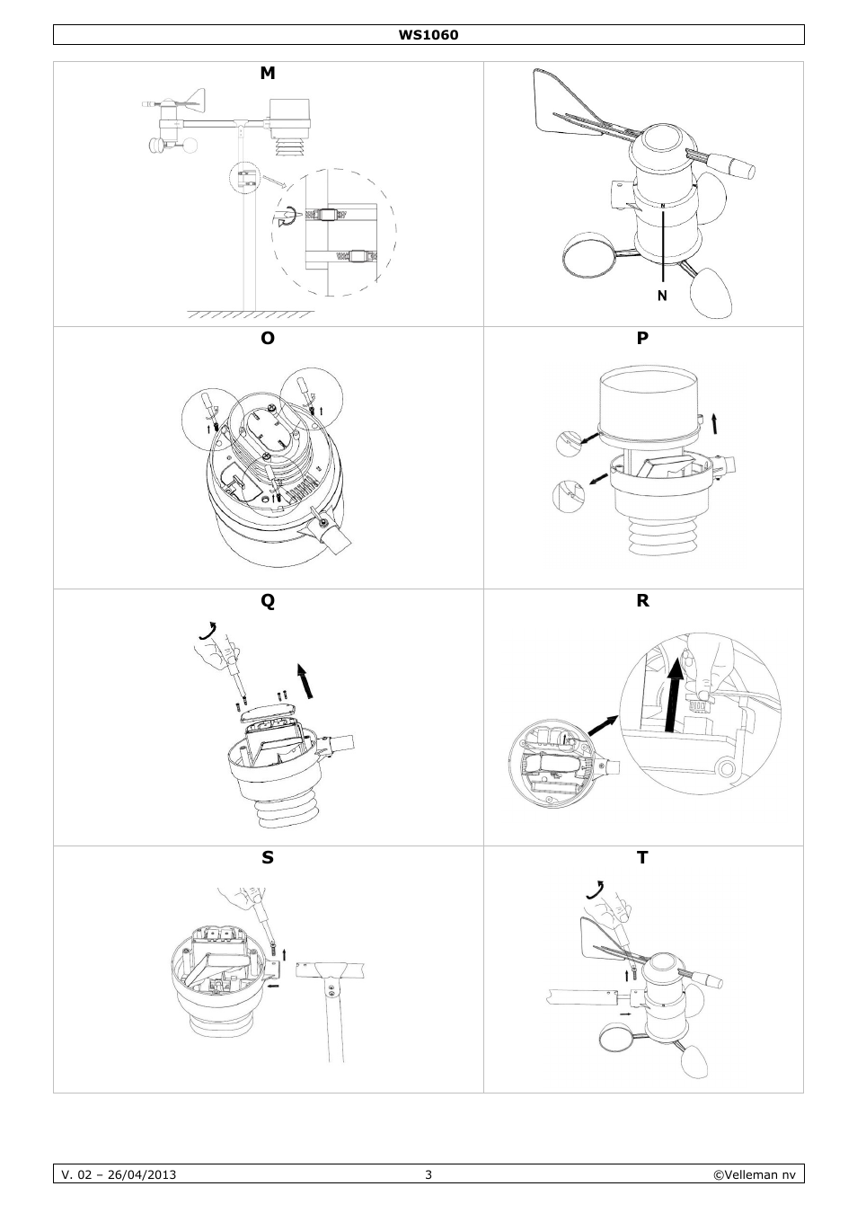 Velleman WS1060 User Manual | Page 3 / 77