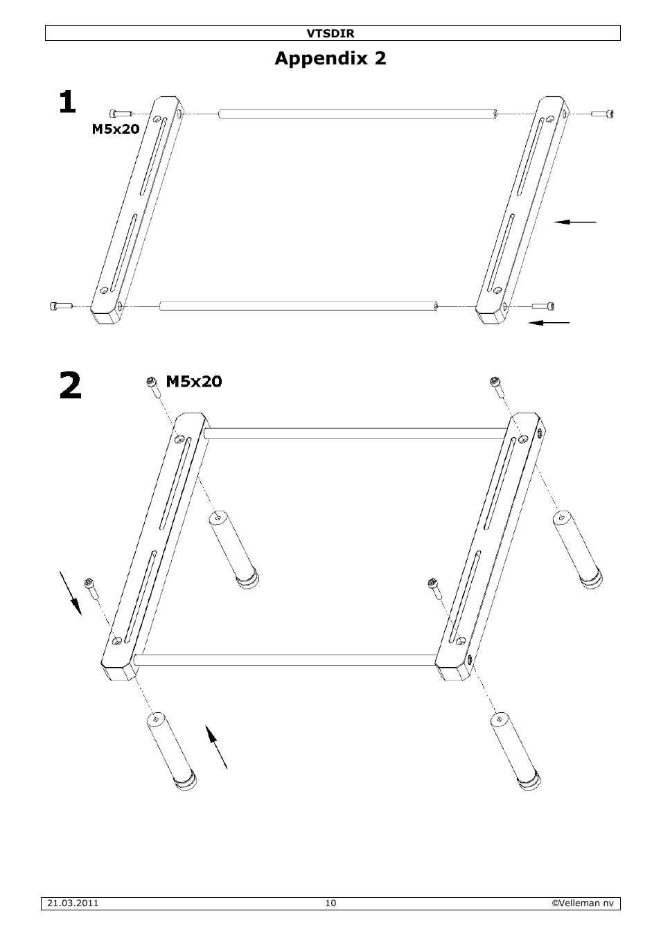 Appendix 2 | Velleman VTSDIR User Manual | Page 10 / 12