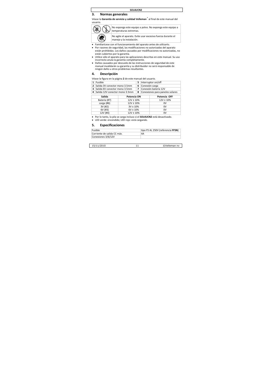 Velleman SOL4UCN2 User Manual | Page 11 / 22