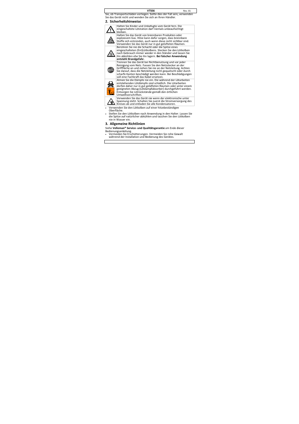 Velleman VTSS6 User Manual | Page 13 / 23