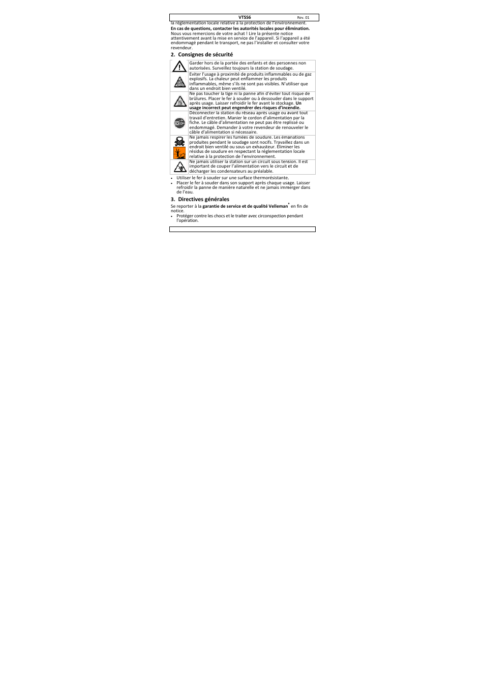 Velleman VTSS6 User Manual | Page 8 / 23