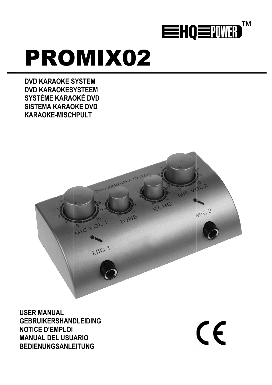 Velleman PROMIX02 User Manual | 12 pages