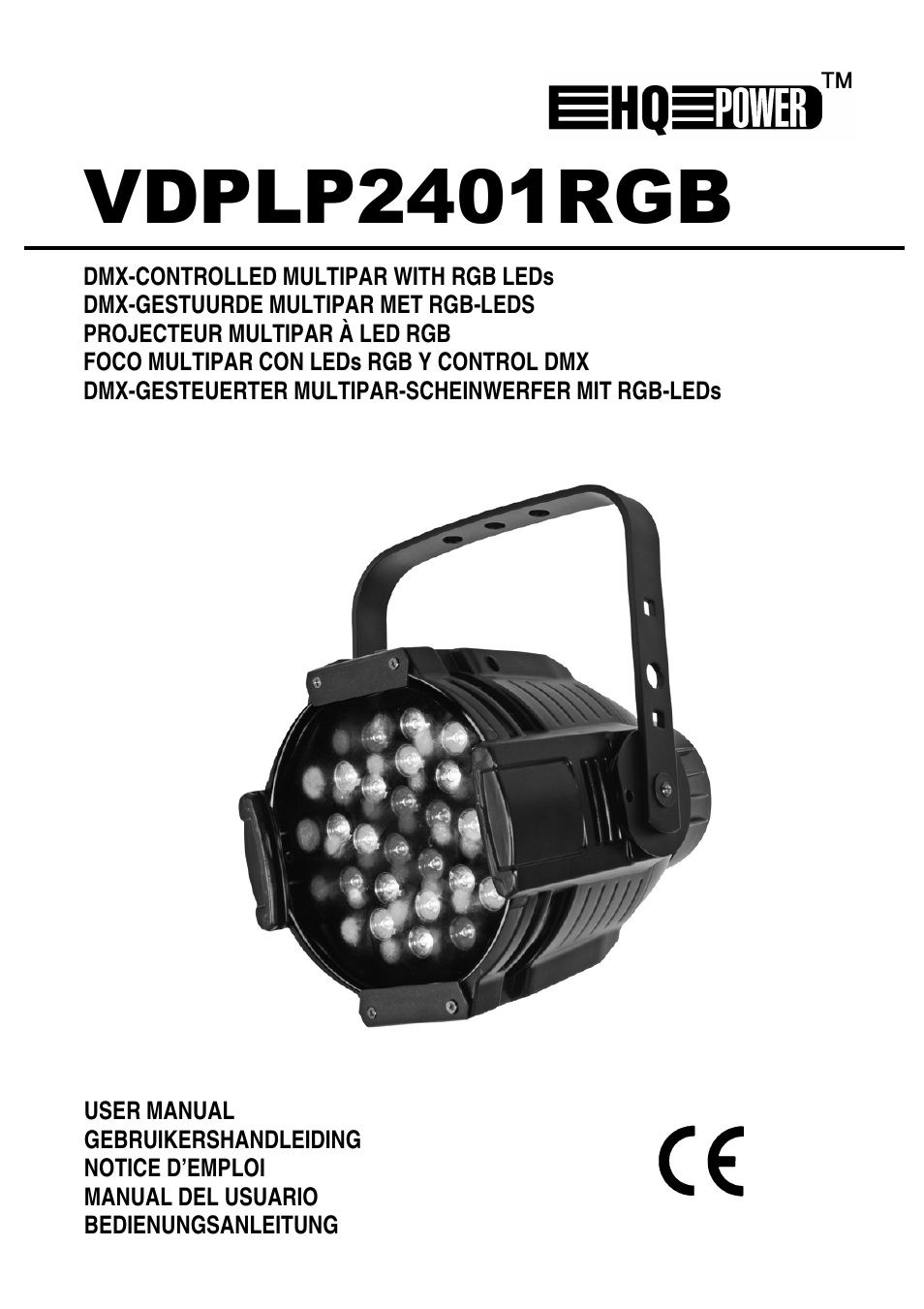 Velleman VDPLP2401RGB User Manual | 24 pages
