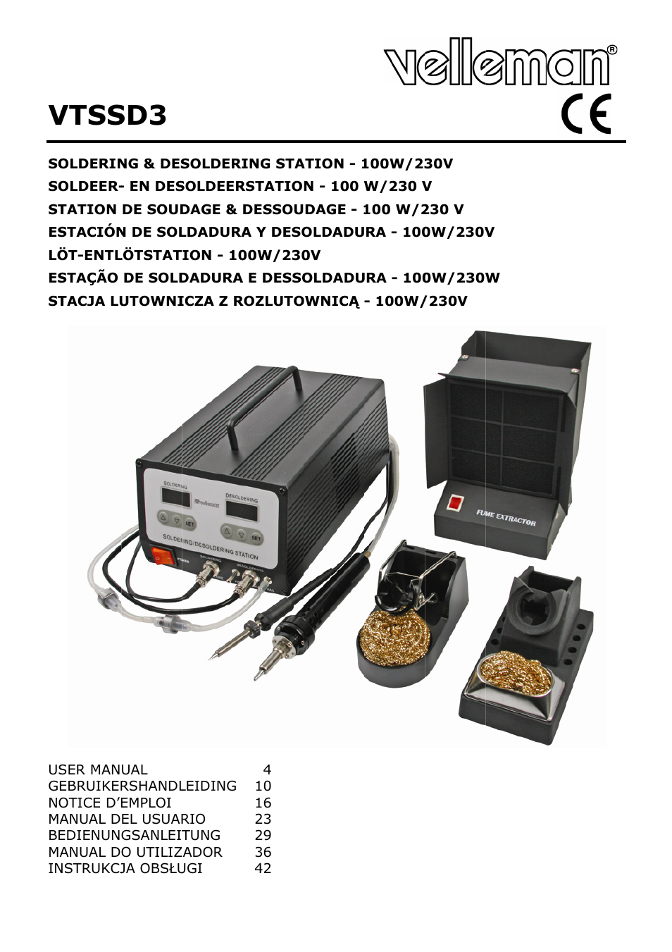 Velleman VTSSD3 User Manual | 51 pages