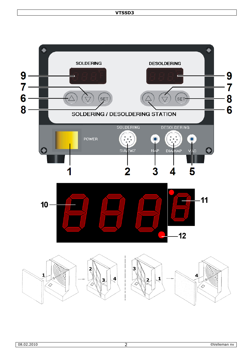 Velleman VTSSD3 User Manual | Page 2 / 51