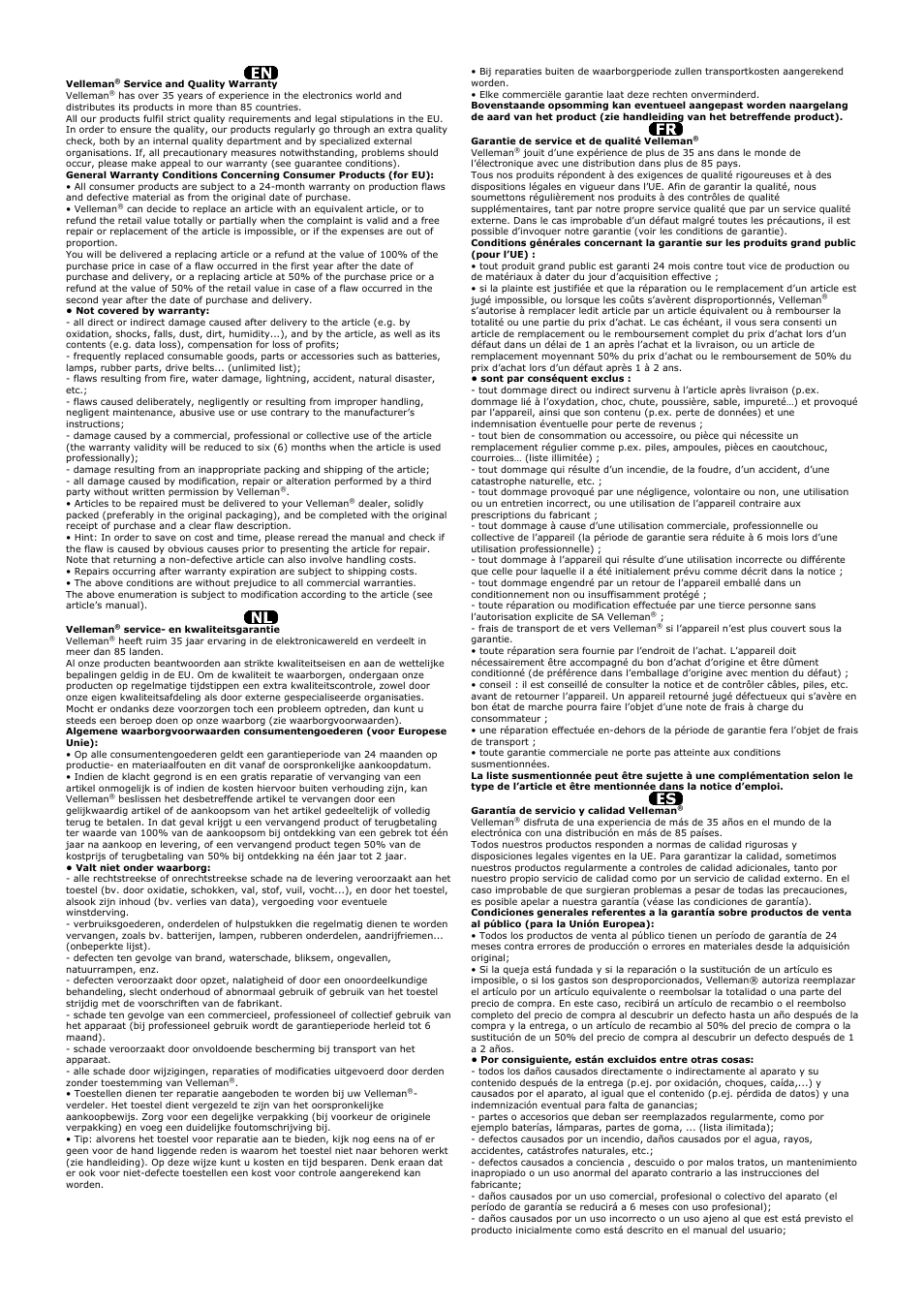 Velleman VTSSD3 User Manual | Page 50 / 51
