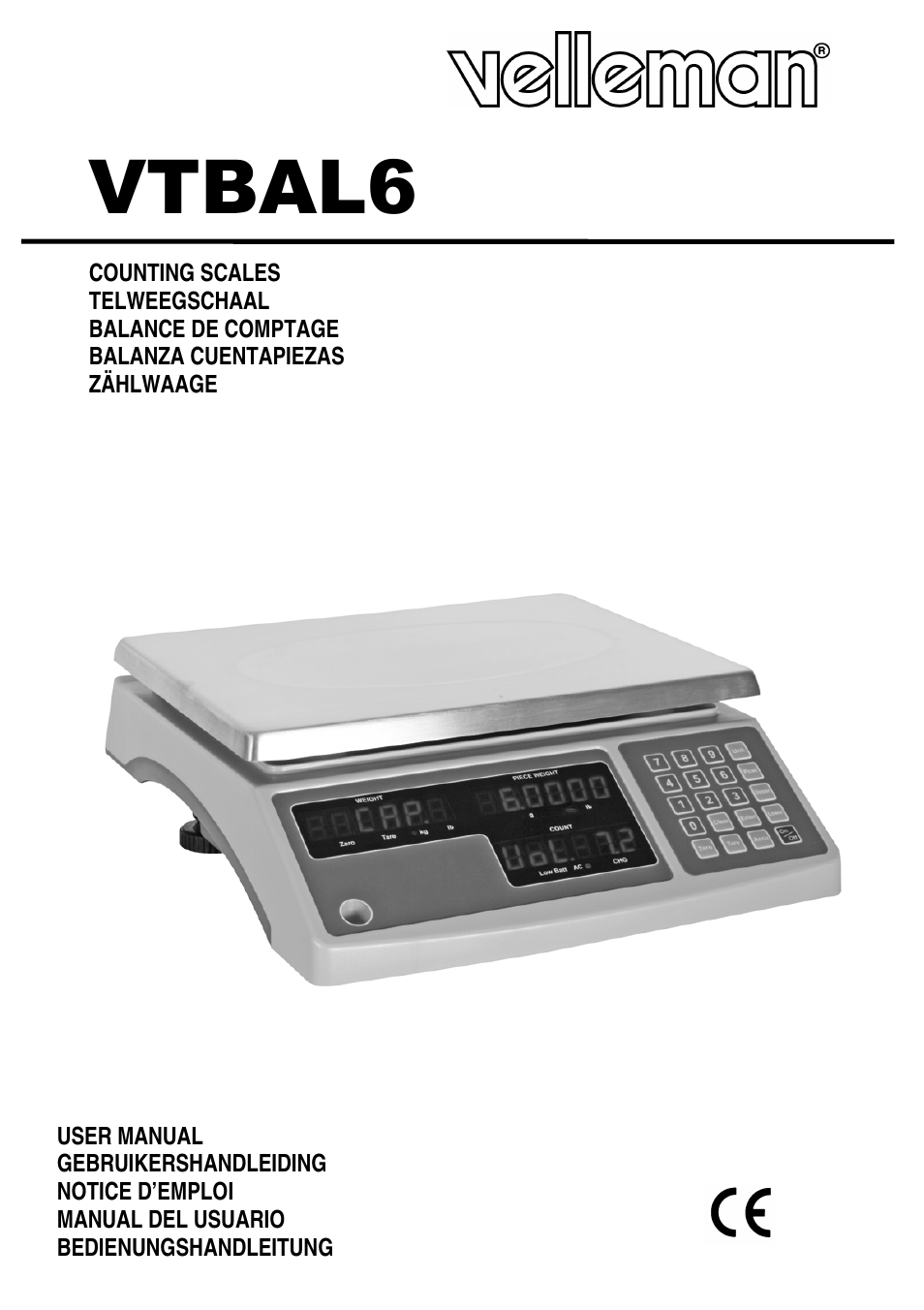 Velleman VTBAL6 User Manual | 16 pages