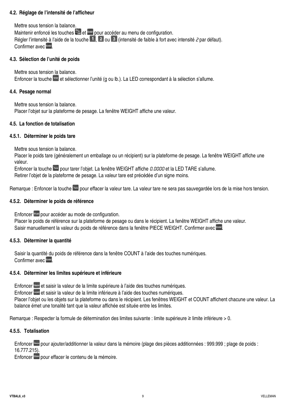 Velleman VTBAL6 User Manual | Page 9 / 16