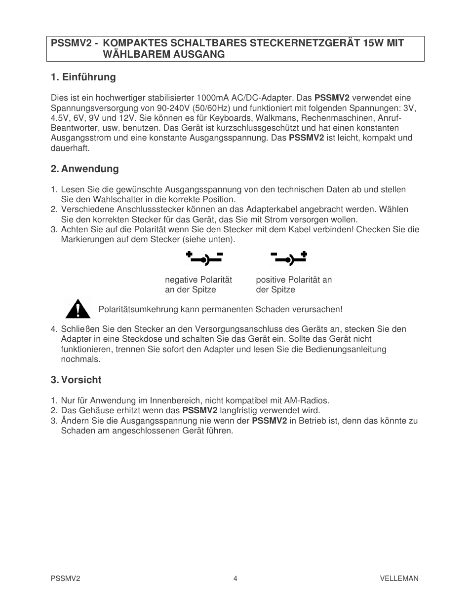 Velleman PSSMV2 User Manual | Page 4 / 4