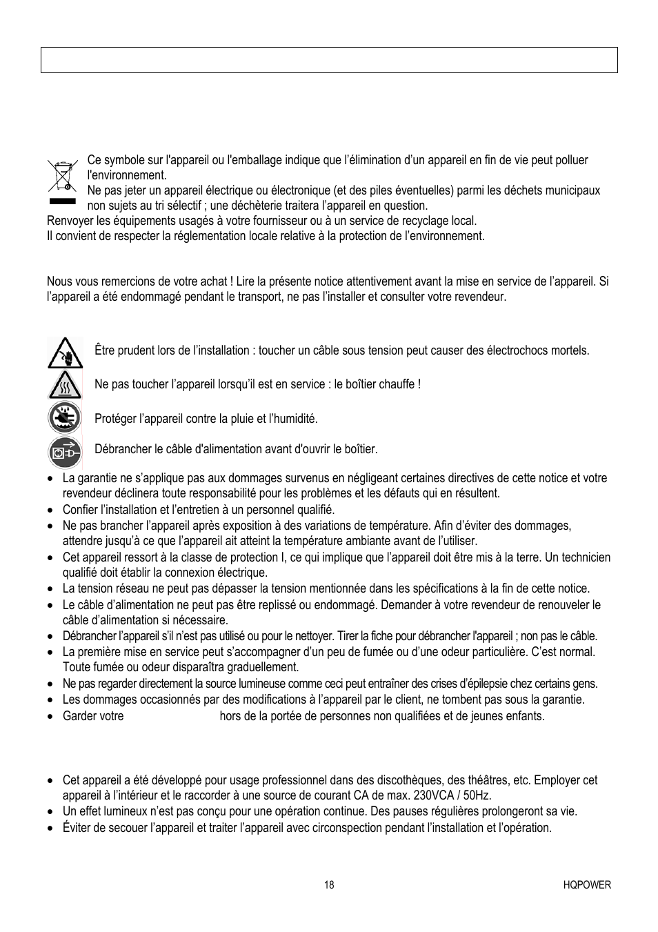 Velleman VDP575MHS20FL User Manual | Page 18 / 46