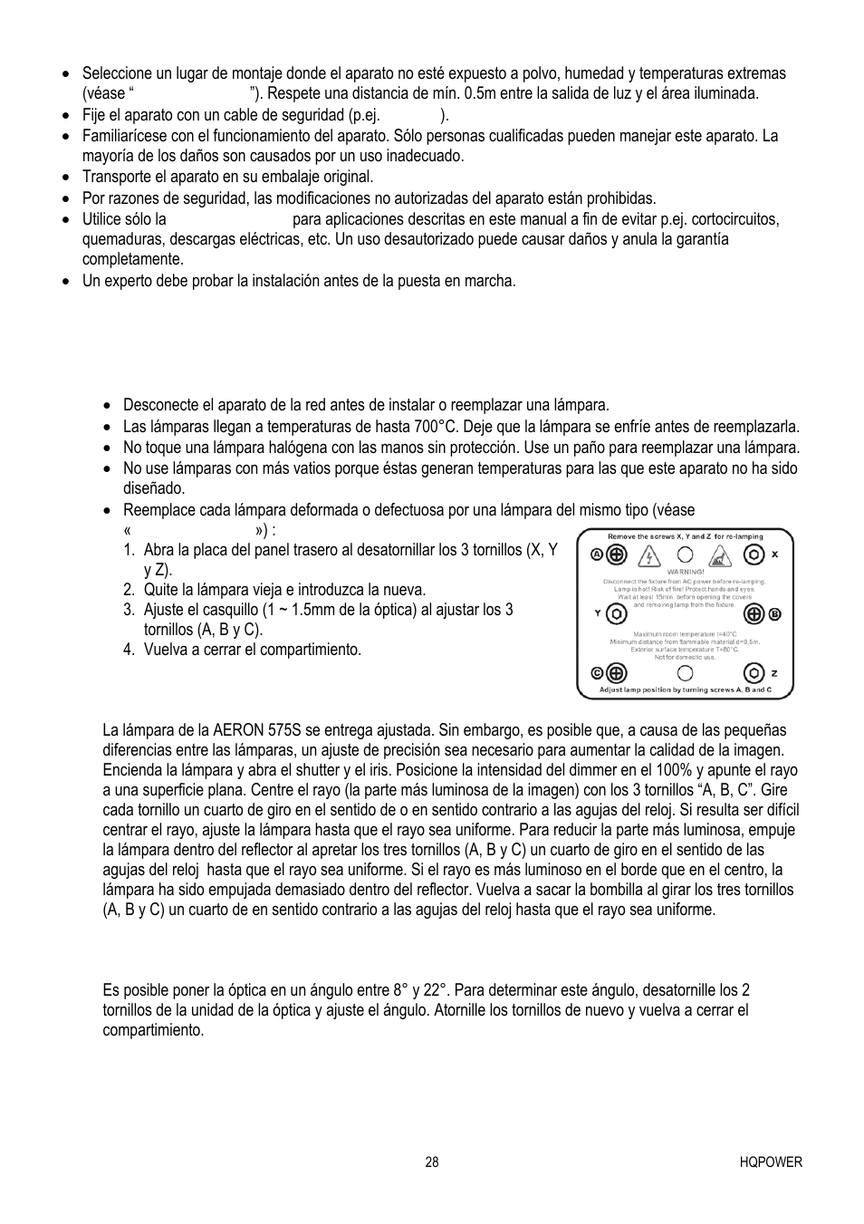 Velleman VDP575MHS20FL User Manual | Page 28 / 46