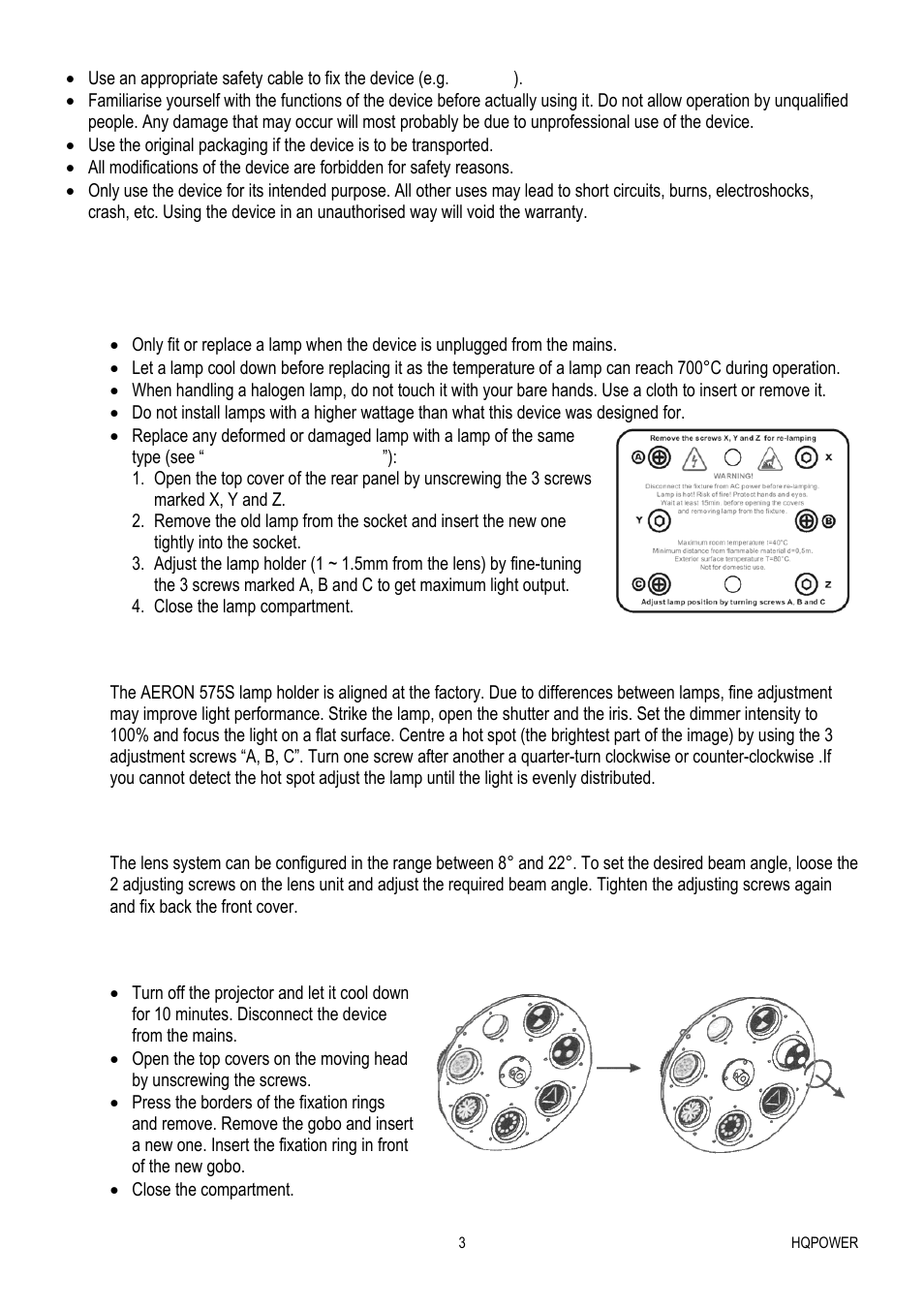 Velleman VDP575MHS20FL User Manual | Page 3 / 46