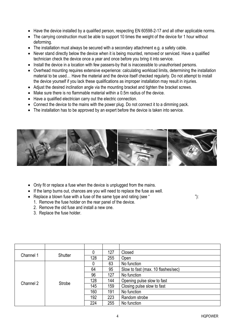 Velleman VDP575MHS20FL User Manual | Page 4 / 46