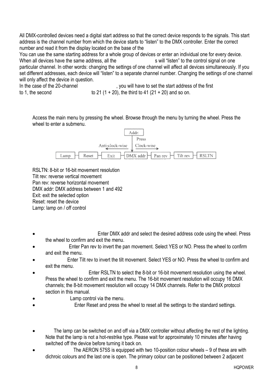Velleman VDP575MHS20FL User Manual | Page 8 / 46
