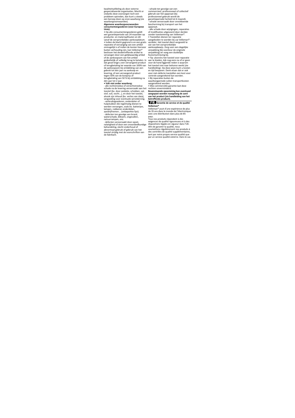 Velleman VTBAL22 User Manual | Page 18 / 21