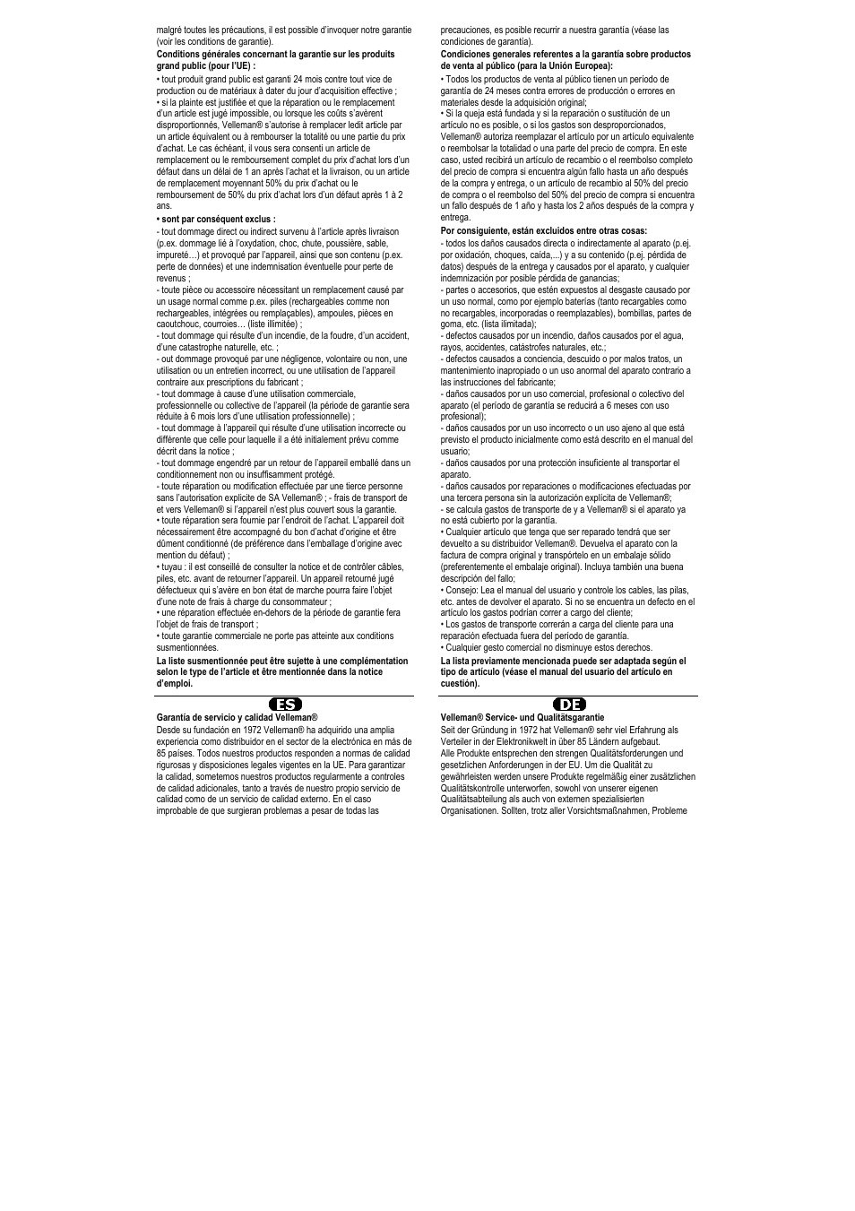 Velleman PA100U User Manual | Page 22 / 23