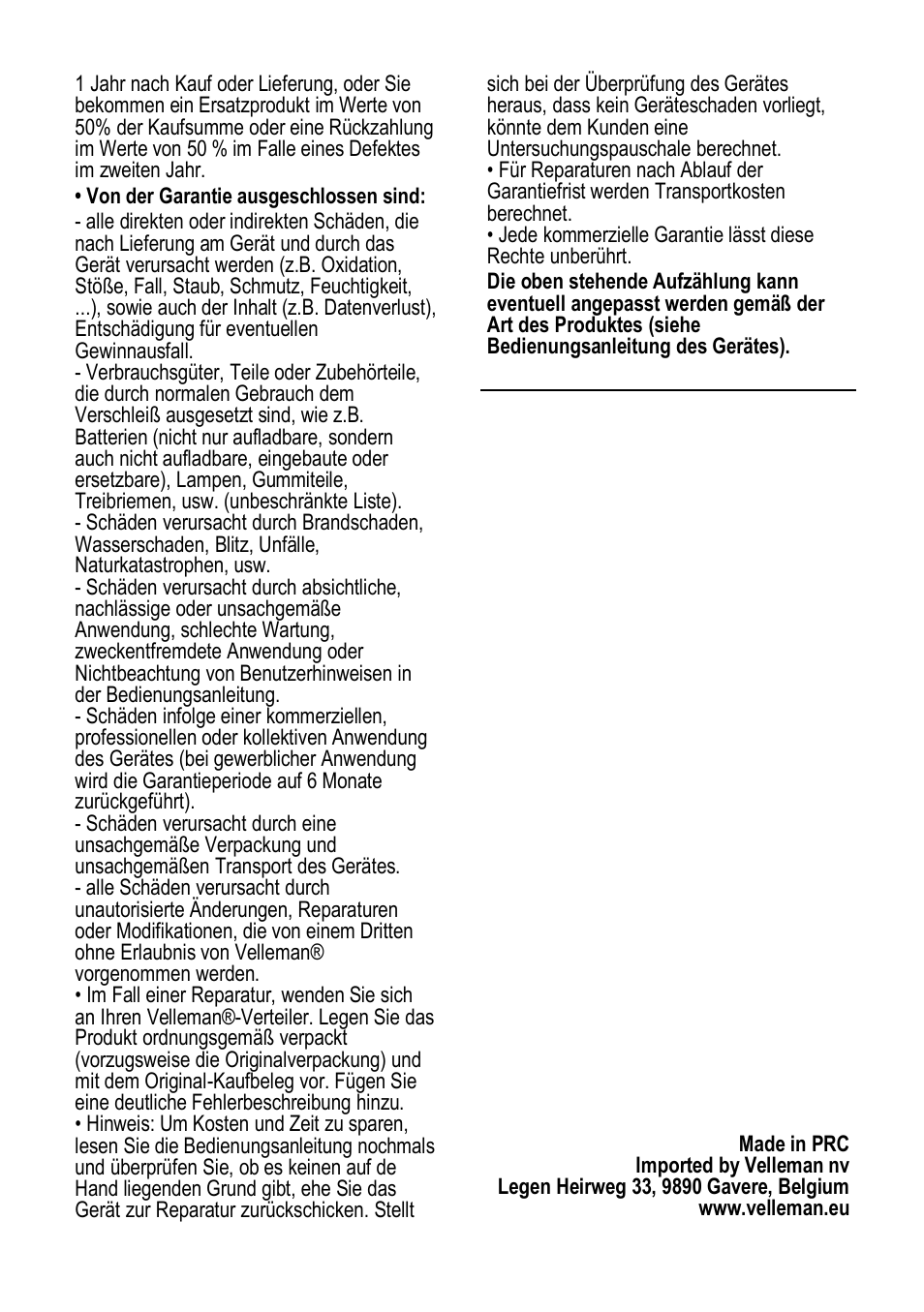 Velleman PEM30DN User Manual | Page 22 / 22