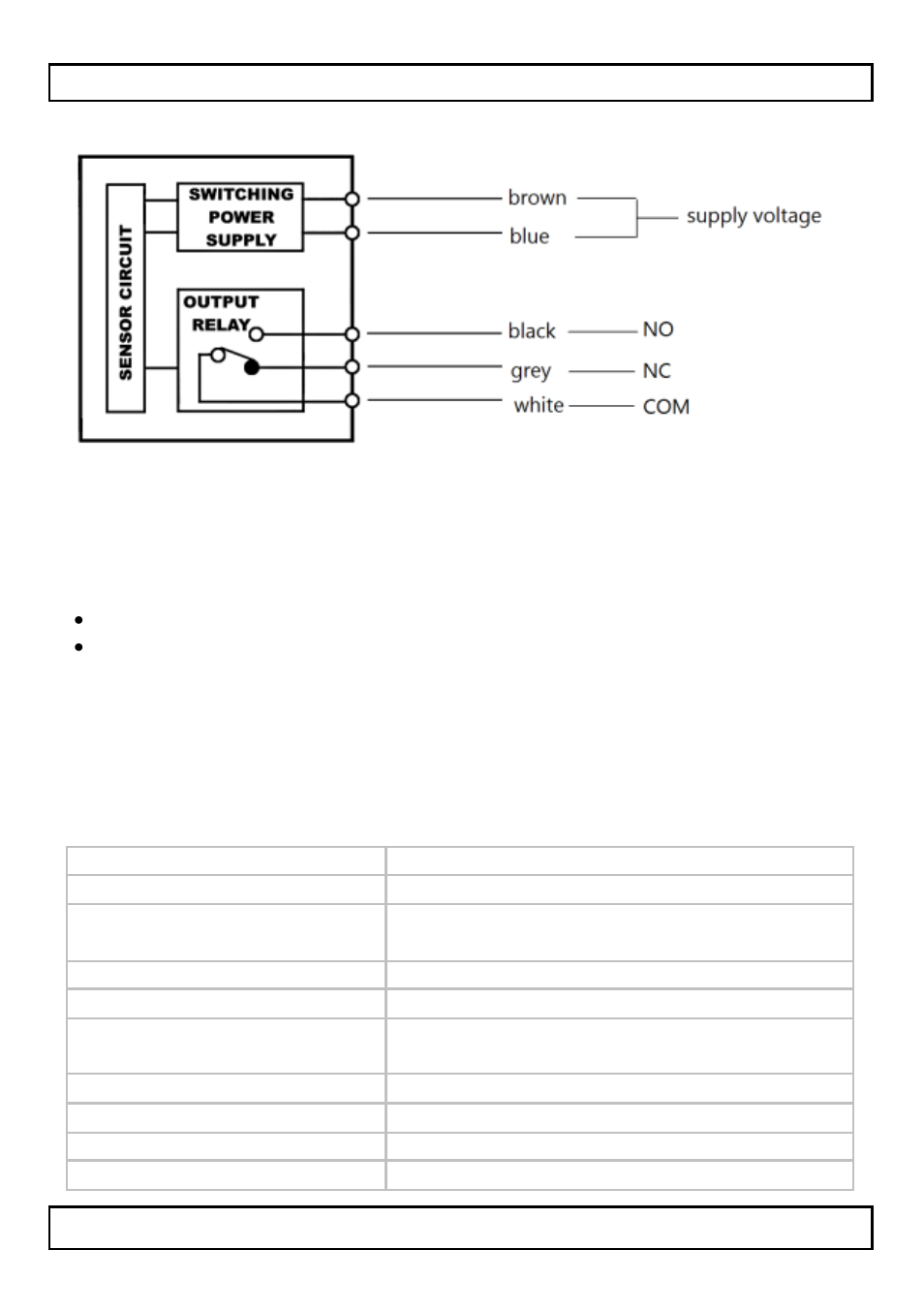 Aansluiting, Afmetingen, Zender en ontvanger afstemmen | Technische specificaties | Velleman PEM30DN User Manual | Page 7 / 22