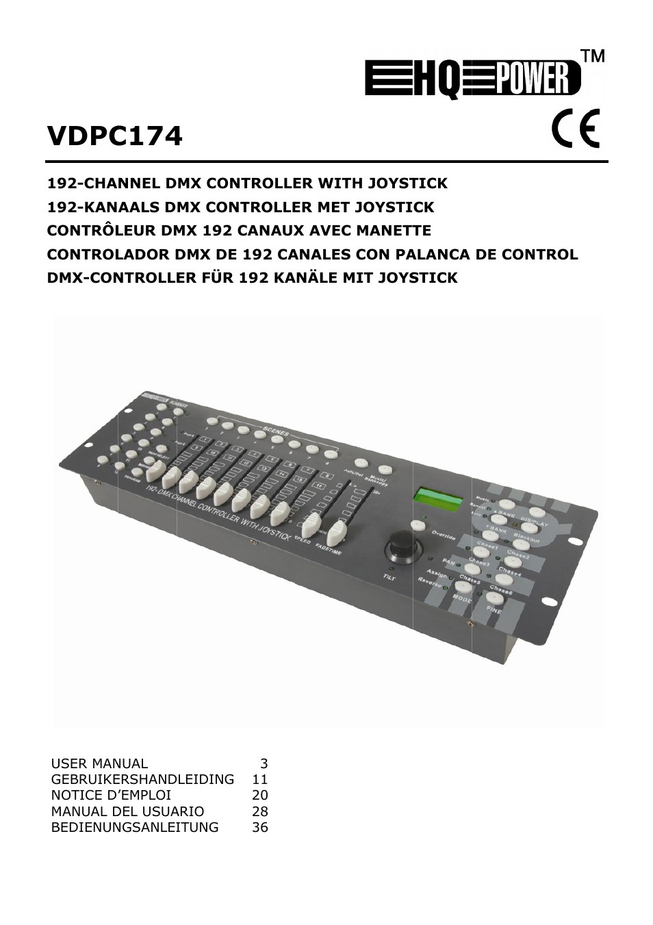 Velleman VDPC174 User Manual | 47 pages