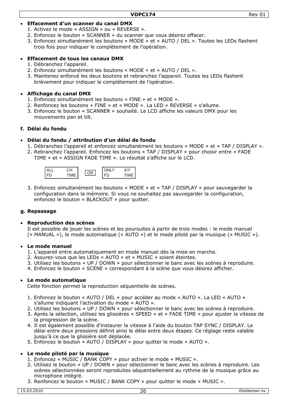Velleman VDPC174 User Manual | Page 26 / 47