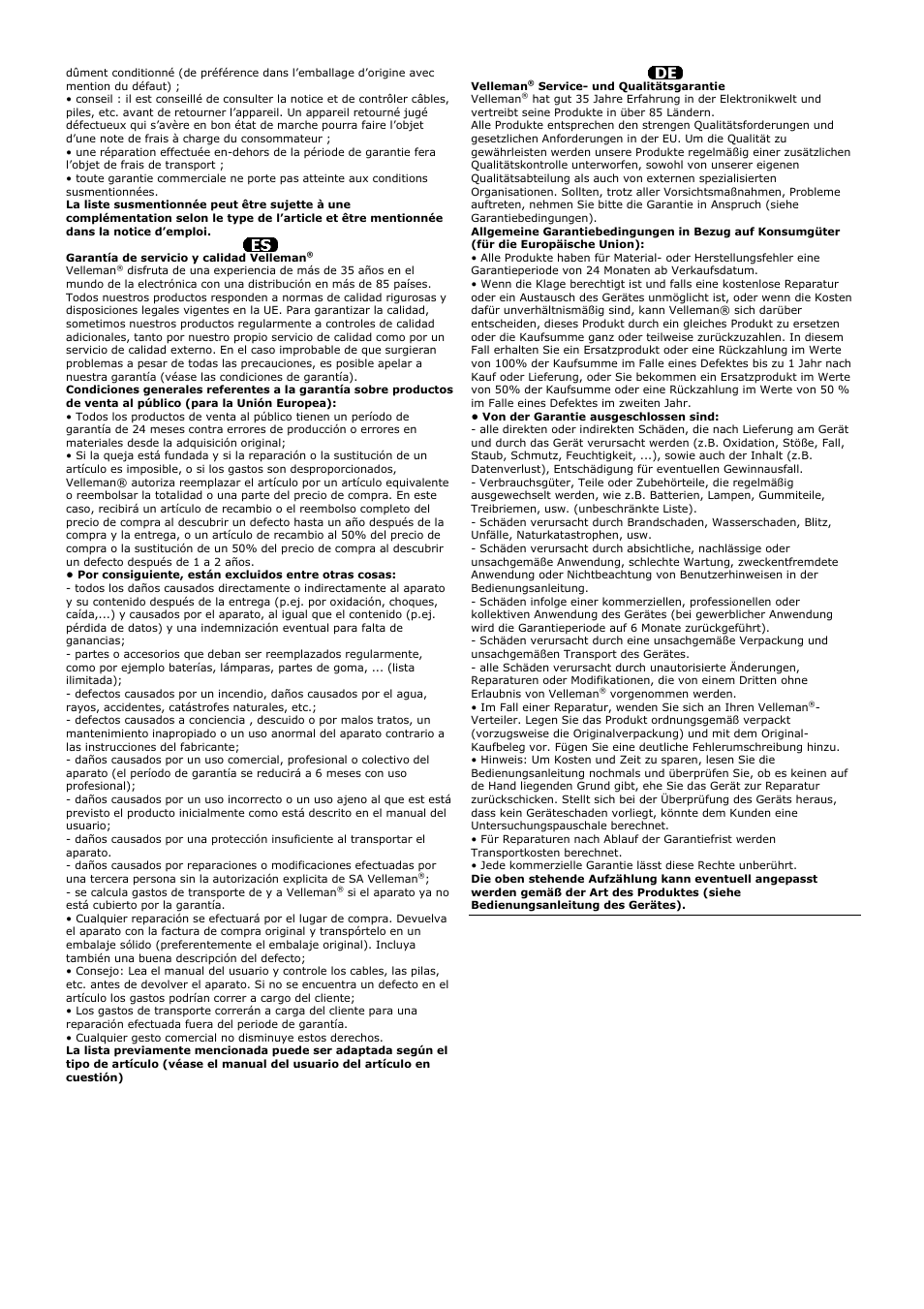 Velleman VDPC174 User Manual | Page 47 / 47