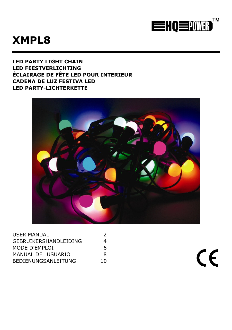 Velleman XMPL8 User Manual | 13 pages