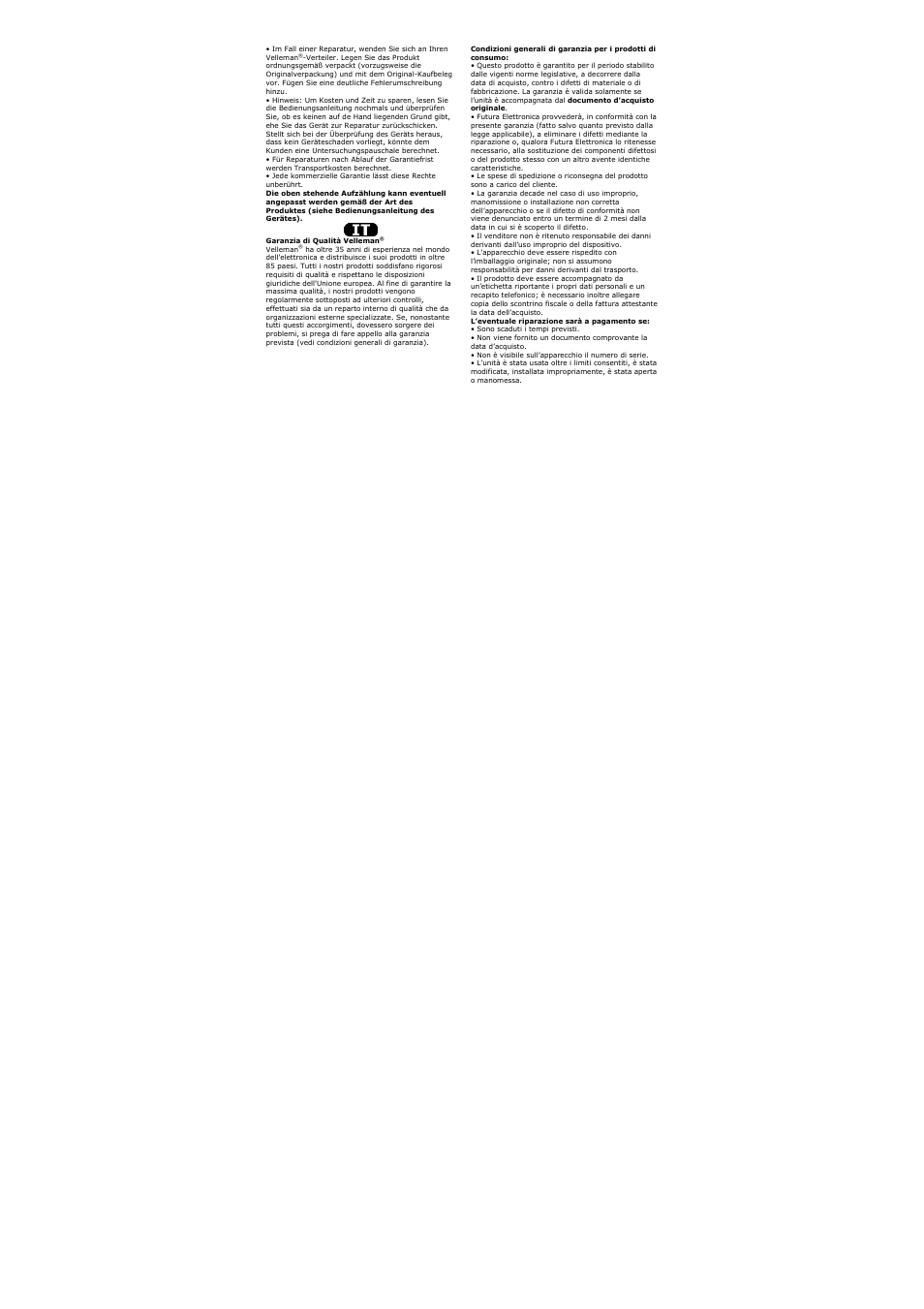 Velleman PCSP802N User Manual | Page 12 / 12