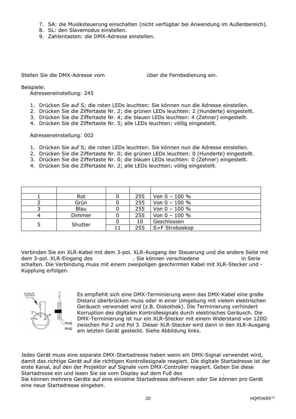 X-modu | Velleman VDPLOW2403 User Manual | Page 20 / 23