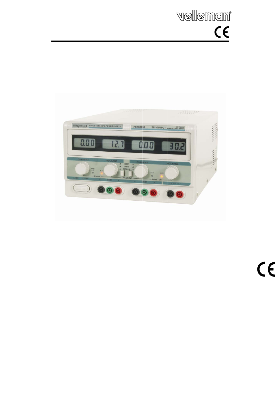 Velleman PS230210 User Manual | 23 pages