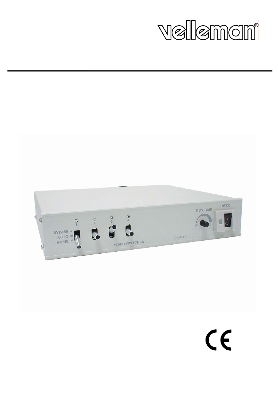Velleman VAS4 User Manual | 8 pages