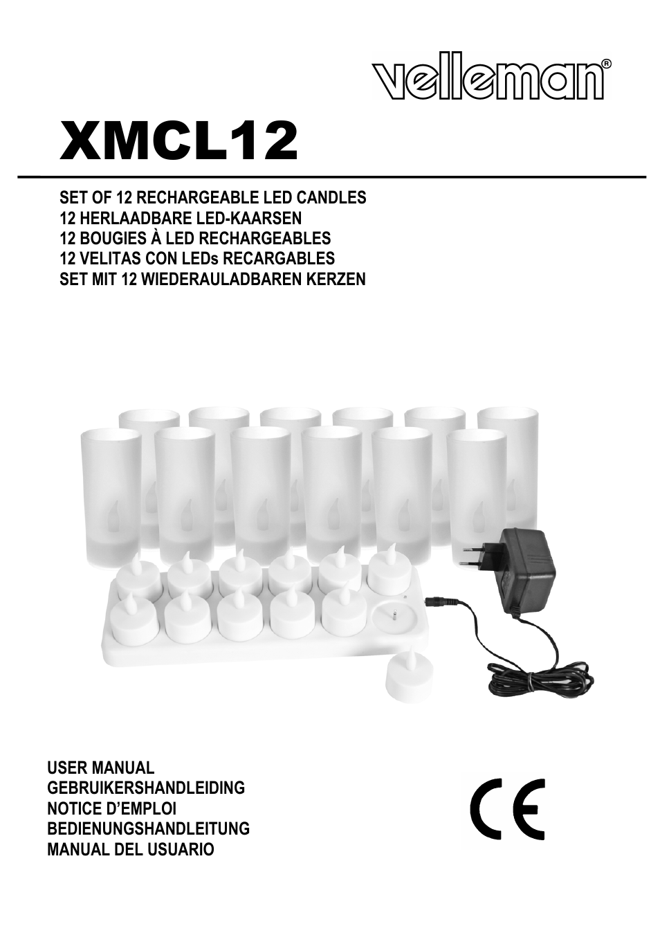 Velleman XMCL12 User Manual | 7 pages